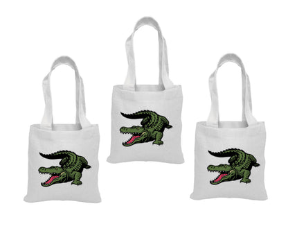 Alligator Party Favor Bags - Perfect for Alligator Themed Parties! - Set of Three Bags