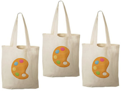 Custom Paint Party Favor Bags - Set of Three Bags