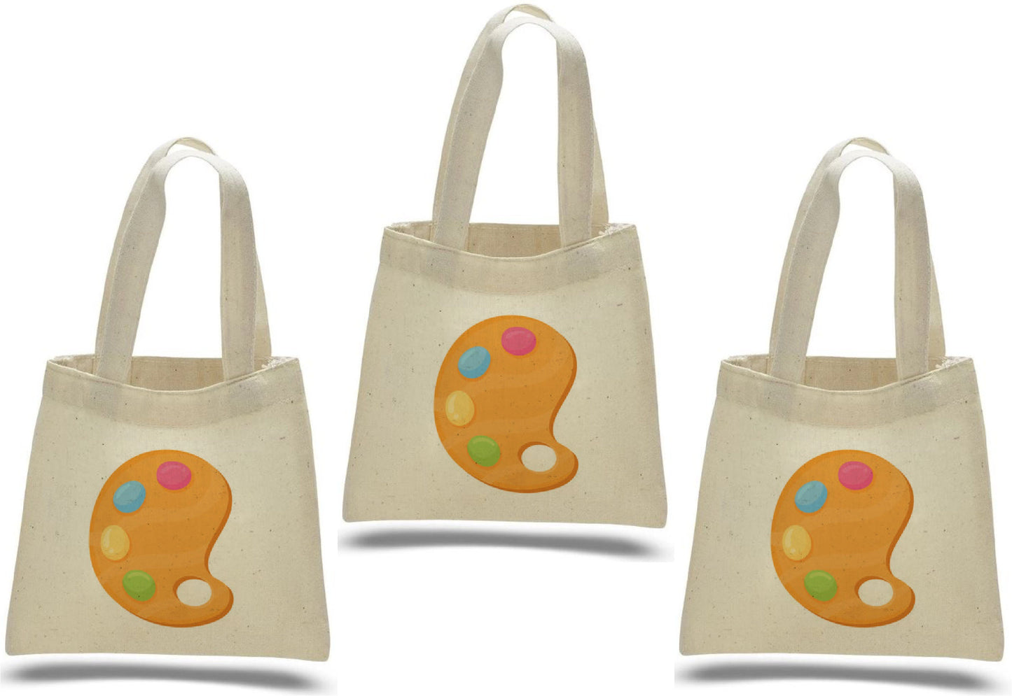 Custom Paint Party Favor Bags - Set of Three Bags