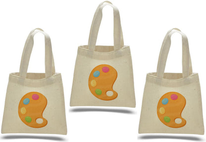 Custom Paint Party Favor Bags - Set of Three Bags