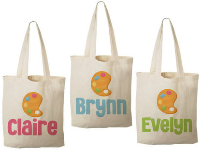 3 Paint Party Favor Bags