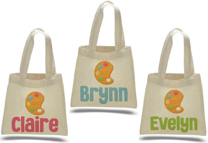 3 Paint Party Favor Bags