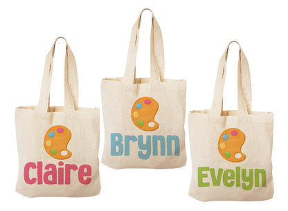 3 Paint Party Favor Bags