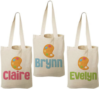 3 Paint Party Favor Bags