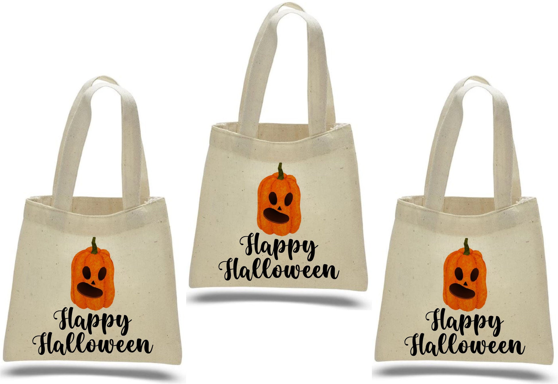 3 Pumpkin Treat Bags, Halloween Party Favor Bags, Halloween Treat Bags, Halloween Bags, Pumpkin, Gift Bags, Halloween Gift Bags, Halloween