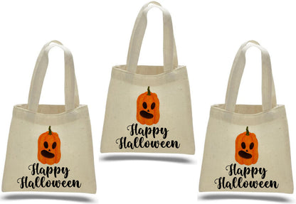 3 Pumpkin Treat Bags, Halloween Party Favor Bags, Halloween Treat Bags, Halloween Bags, Pumpkin, Gift Bags, Halloween Gift Bags, Halloween