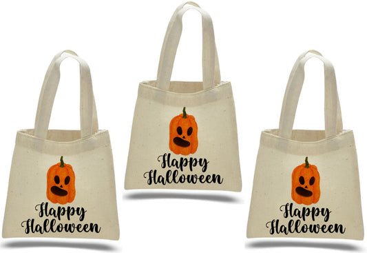 3 Pumpkin Treat Bags, Halloween Party Favor Bags, Halloween Treat Bags, Halloween Bags, Pumpkin, Gift Bags, Halloween Gift Bags, Halloween