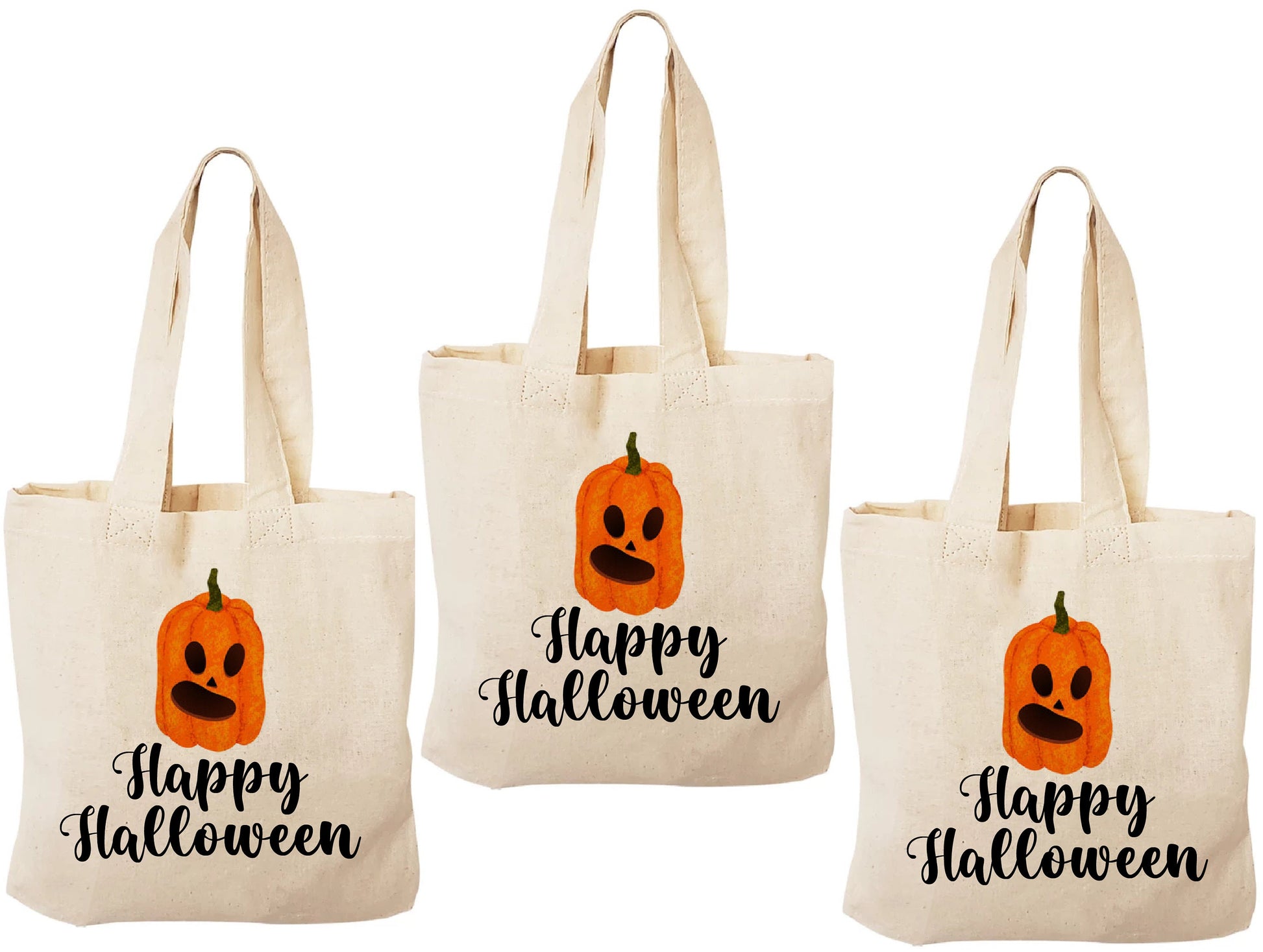 3 Pumpkin Treat Bags, Halloween Party Favor Bags, Halloween Treat Bags, Halloween Bags, Pumpkin, Gift Bags, Halloween Gift Bags, Halloween