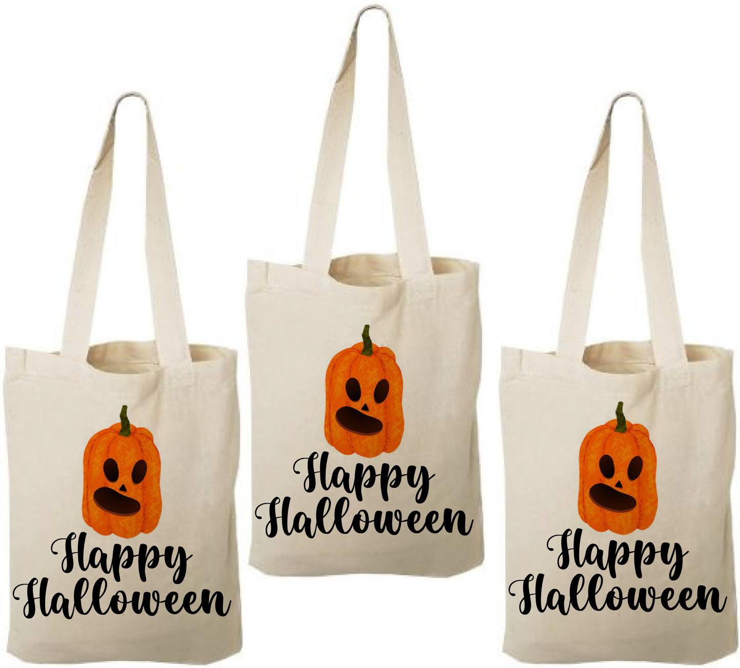 3 Pumpkin Treat Bags, Halloween Party Favor Bags, Halloween Treat Bags, Halloween Bags, Pumpkin, Gift Bags, Halloween Gift Bags, Halloween
