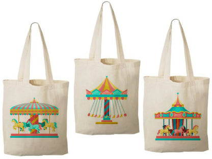 Carnival Party Favor Bags - Set of Three Bags