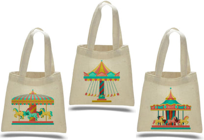 Carnival Party Favor Bags - Set of Three Bags