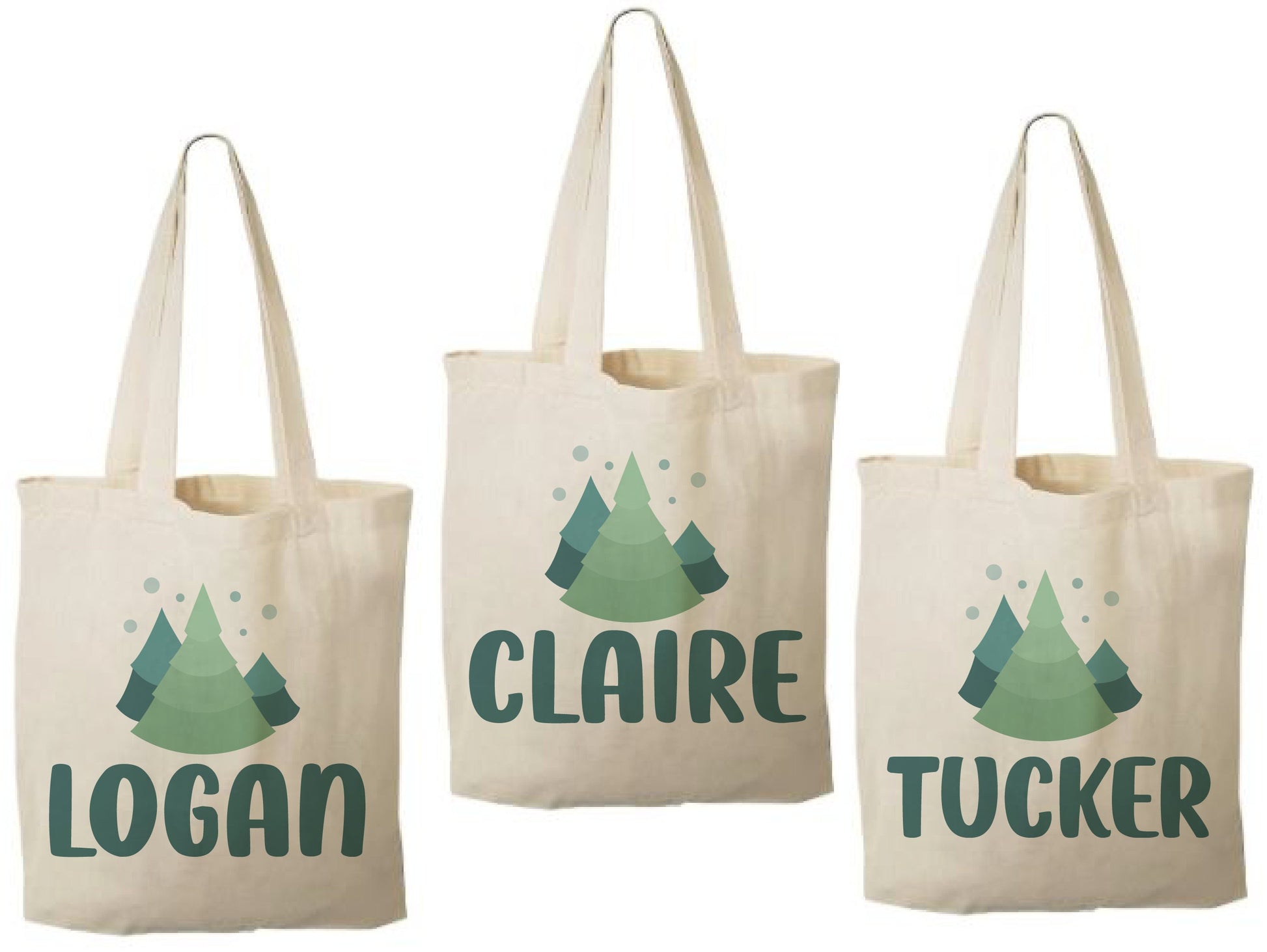 Christmas Party Favor Bags - Set of Three Bags
