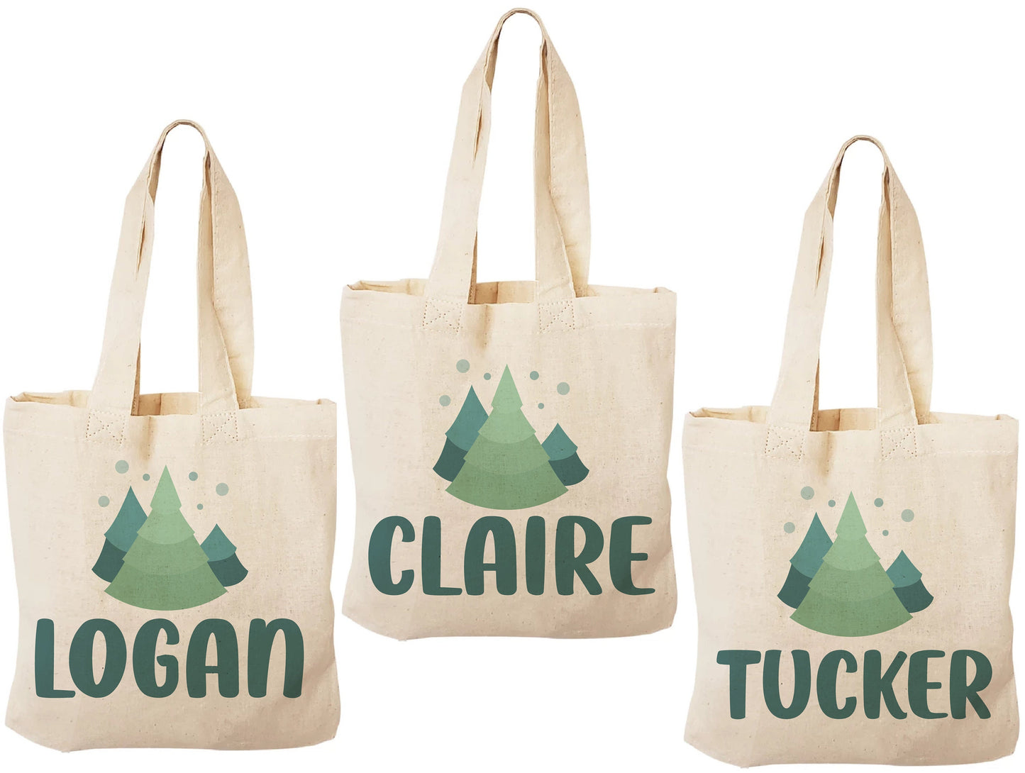 Christmas Party Favor Bags - Set of Three Bags