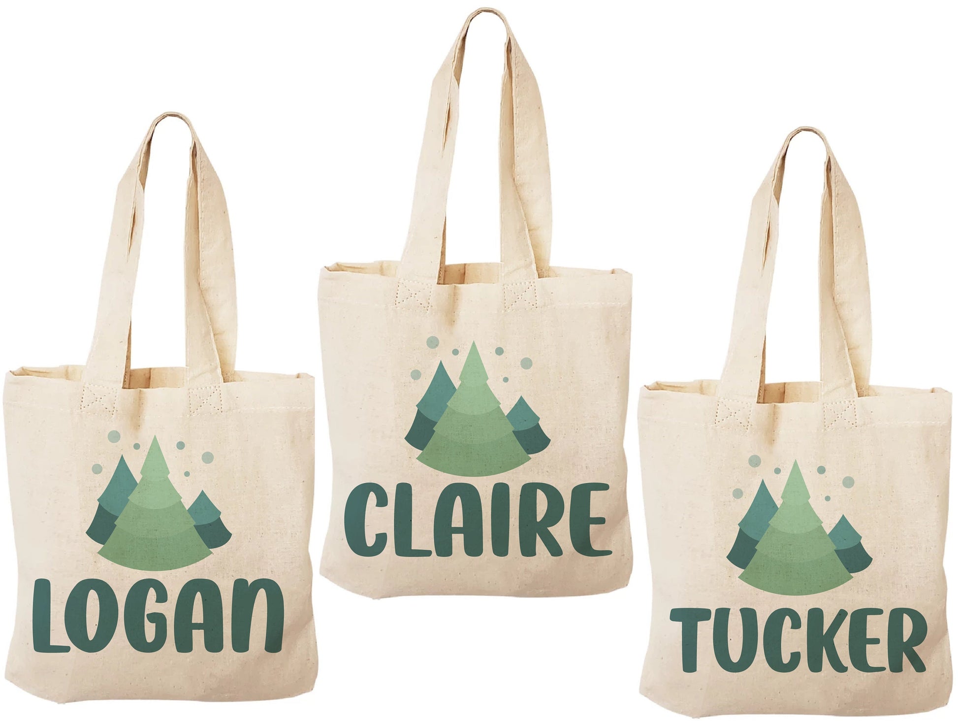Christmas Party Favor Bags - Set of Three Bags