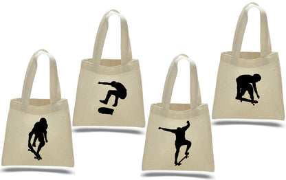 4 Skateboard Treat Bags, Skateboard Party Favor Bags, Skateboard Gift Bags, Skateboard Party, Gift Bags, Party Favor Bags, Skateboard, Bags