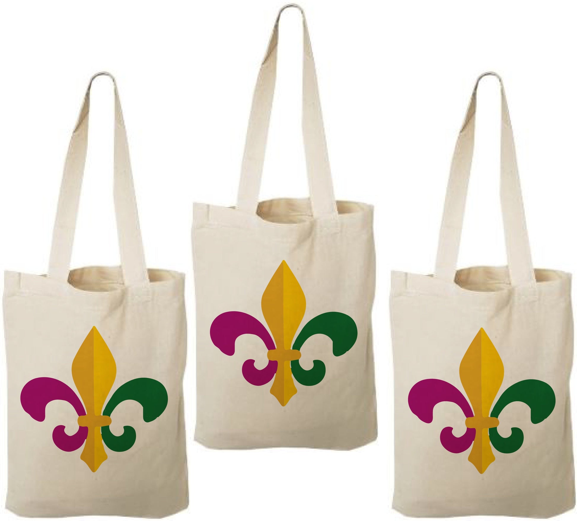 Mardi Gras Treat Bags - Set of Three Bags