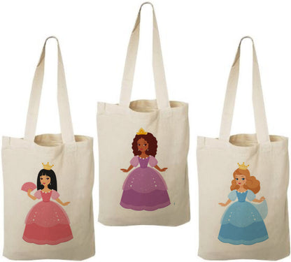 Princess Party Favor Bags - Set of Three Bags