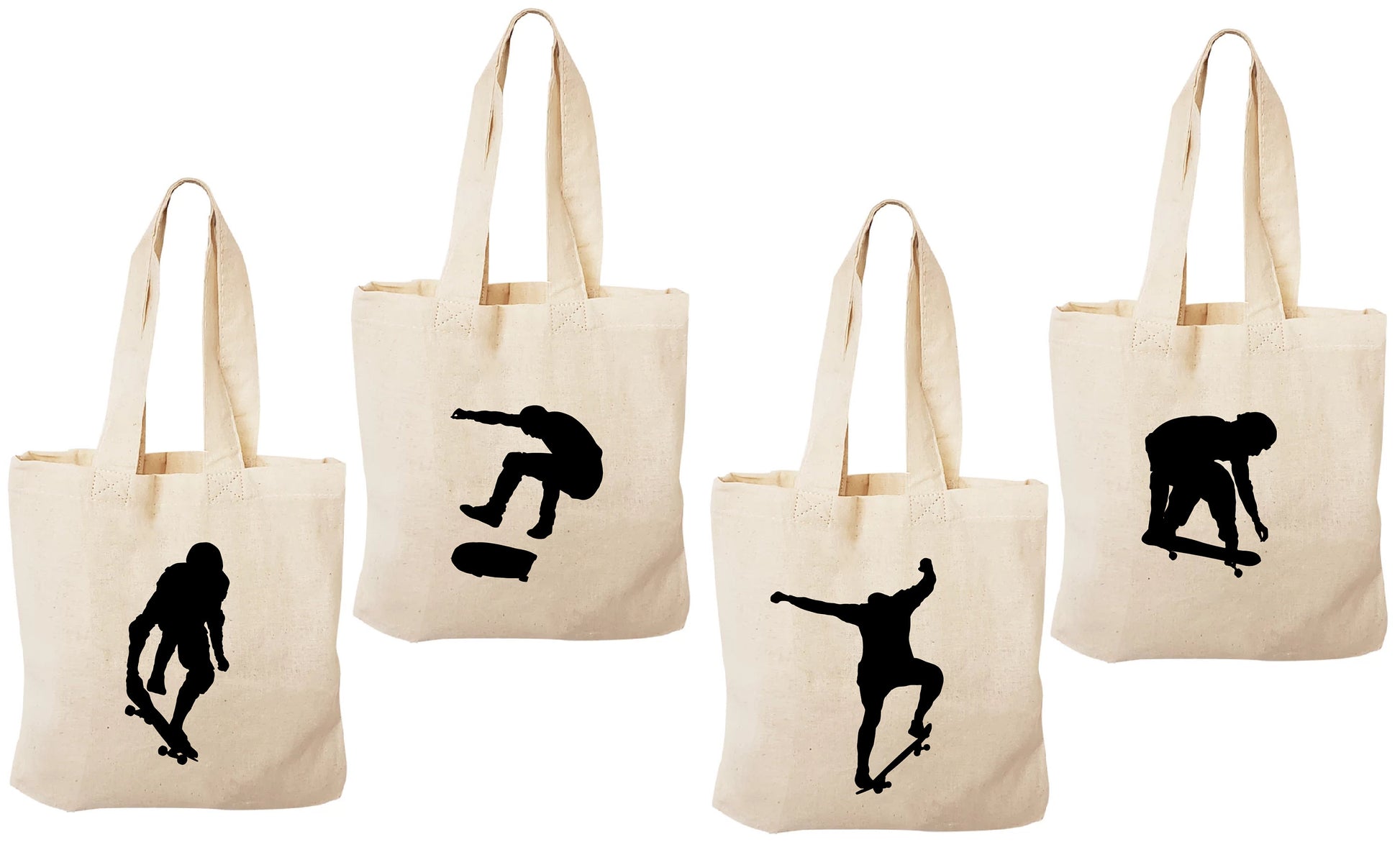 4 Skateboard Treat Bags, Skateboard Party Favor Bags, Skateboard Gift Bags, Skateboard Party, Gift Bags, Party Favor Bags, Skateboard, Bags