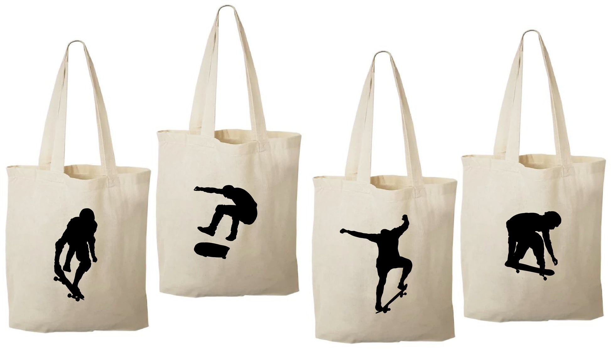 4 Skateboard Treat Bags, Skateboard Party Favor Bags, Skateboard Gift Bags, Skateboard Party, Gift Bags, Party Favor Bags, Skateboard, Bags