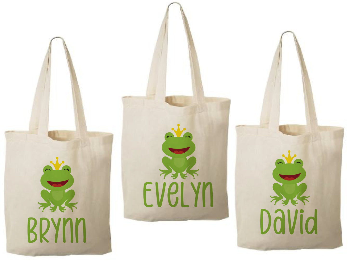 Frog Prince Party Favor Bags - Set of Three Bags