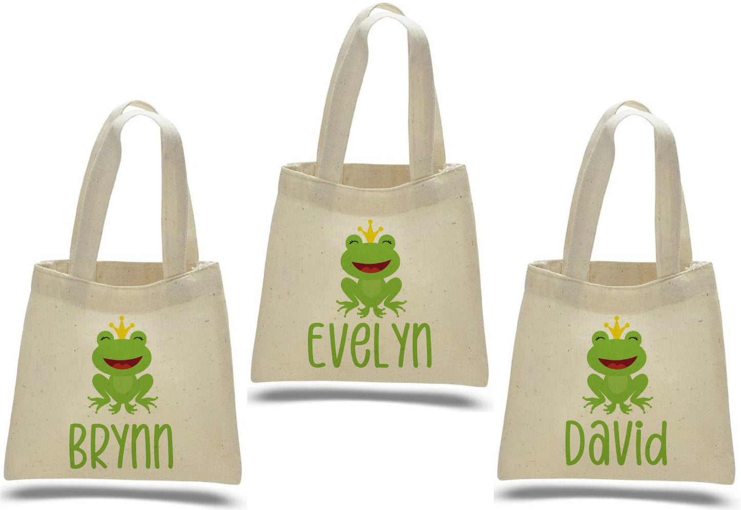 Frog Prince Party Favor Bags - Set of Three Bags