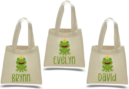 Frog Prince Party Favor Bags - Set of Three Bags