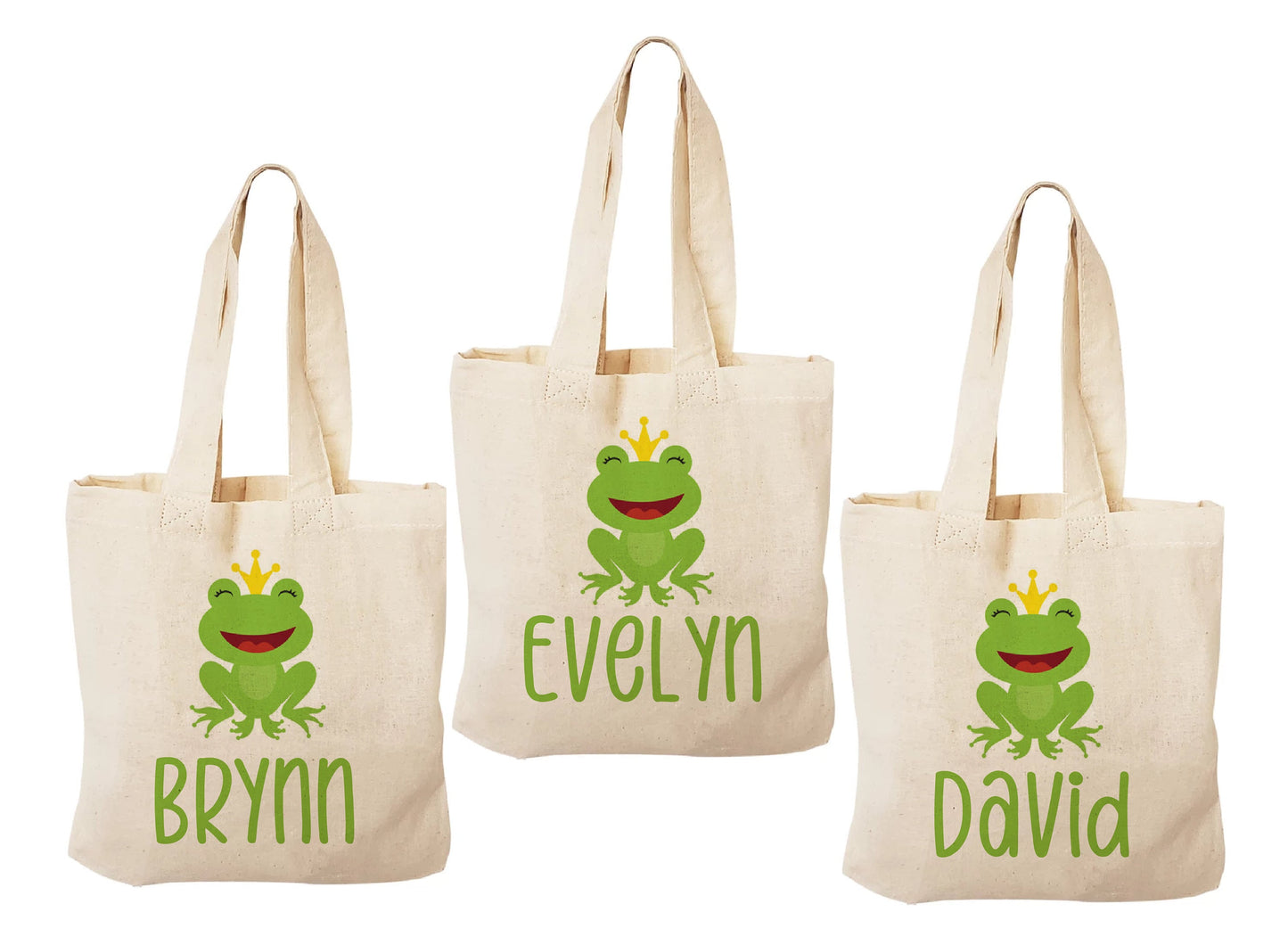 Frog Prince Party Favor Bags - Set of Three Bags