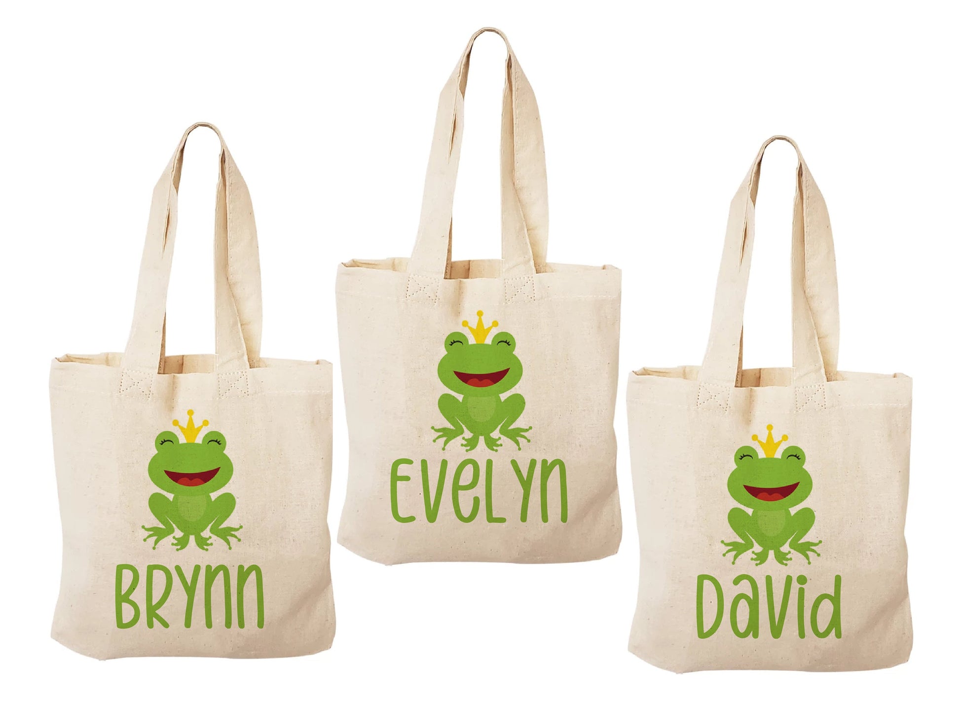 Frog Prince Party Favor Bags - Set of Three Bags