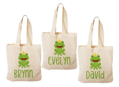 Frog Prince Party Favor Bags - Set of Three Bags