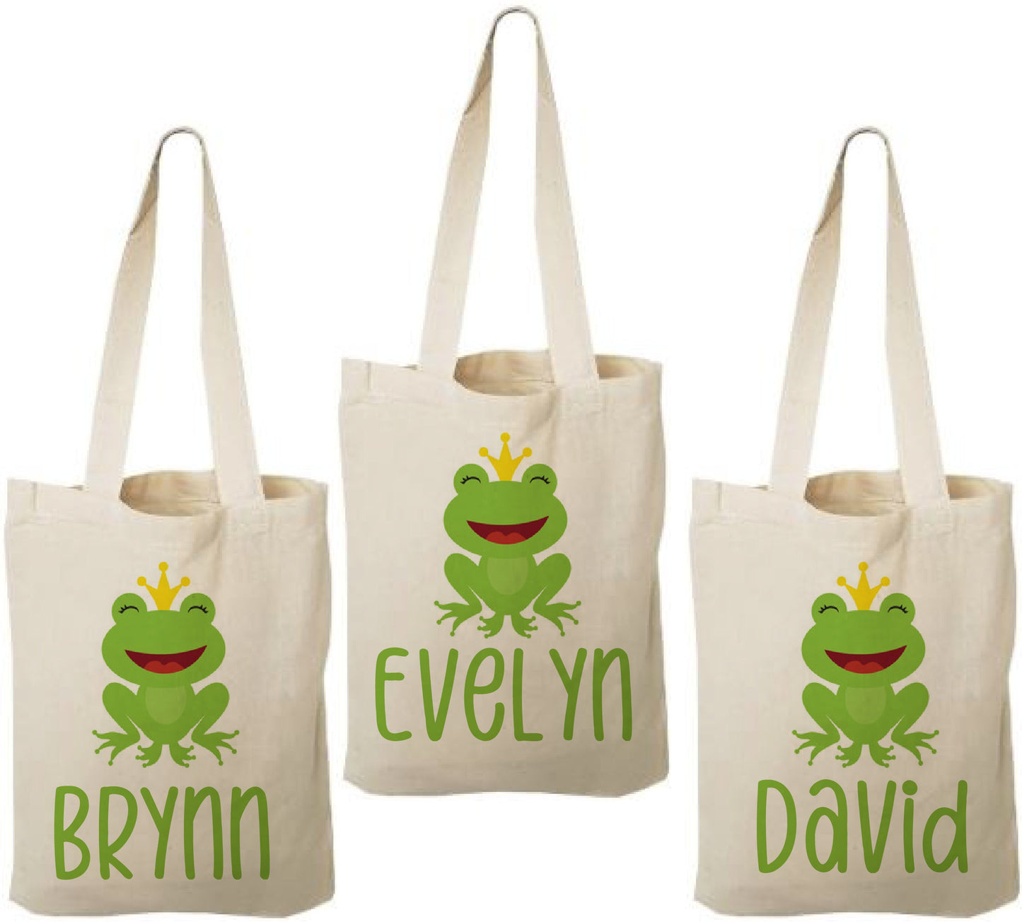 Frog Prince Party Favor Bags - Set of Three Bags