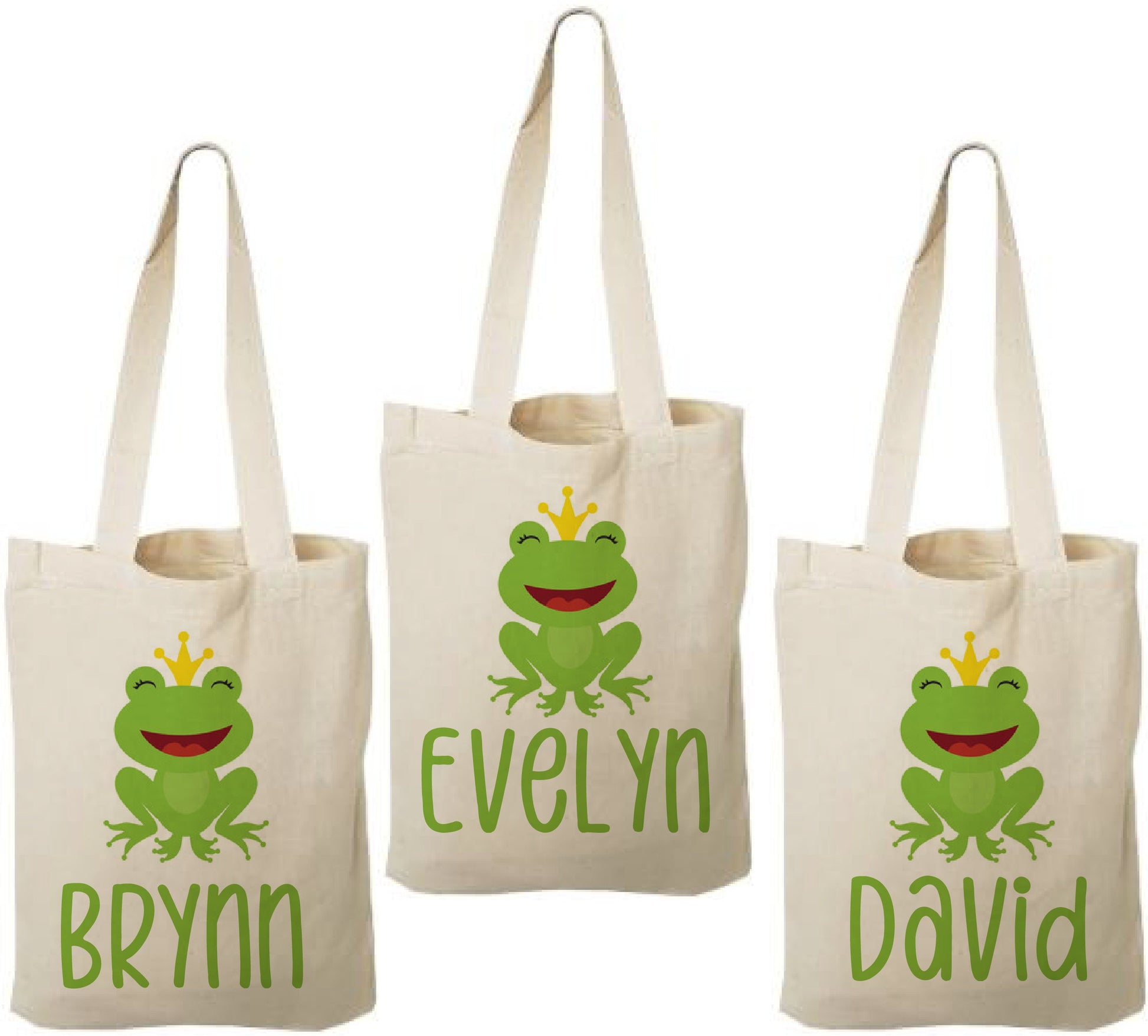 Frog Prince Party Favor Bags - Set of Three Bags
