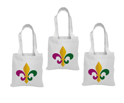 Mardi Gras Treat Bags - Set of Three Bags
