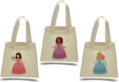 Princess Party Favor Bags - Set of Three Bags
