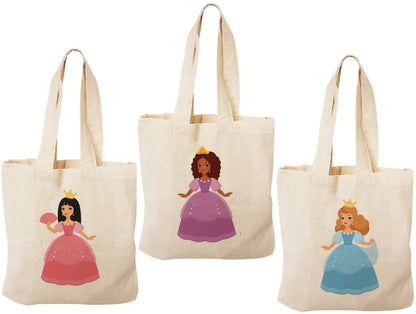 Princess Party Favor Bags - Set of Three Bags