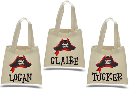 3 Pirate Party Favor Bags