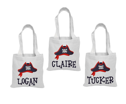 3 Pirate Party Favor Bags
