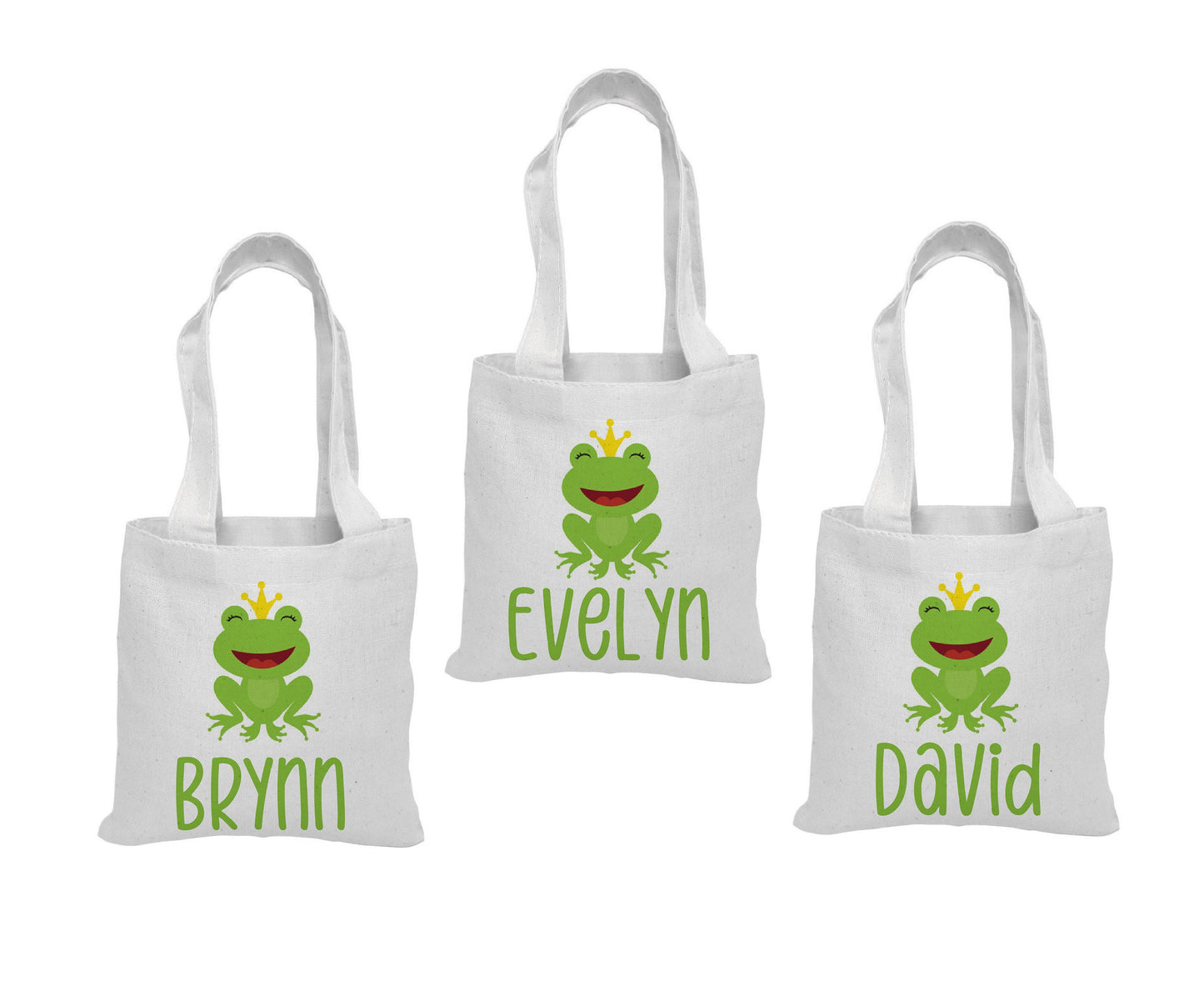 Frog Prince Party Favor Bags - Set of Three Bags