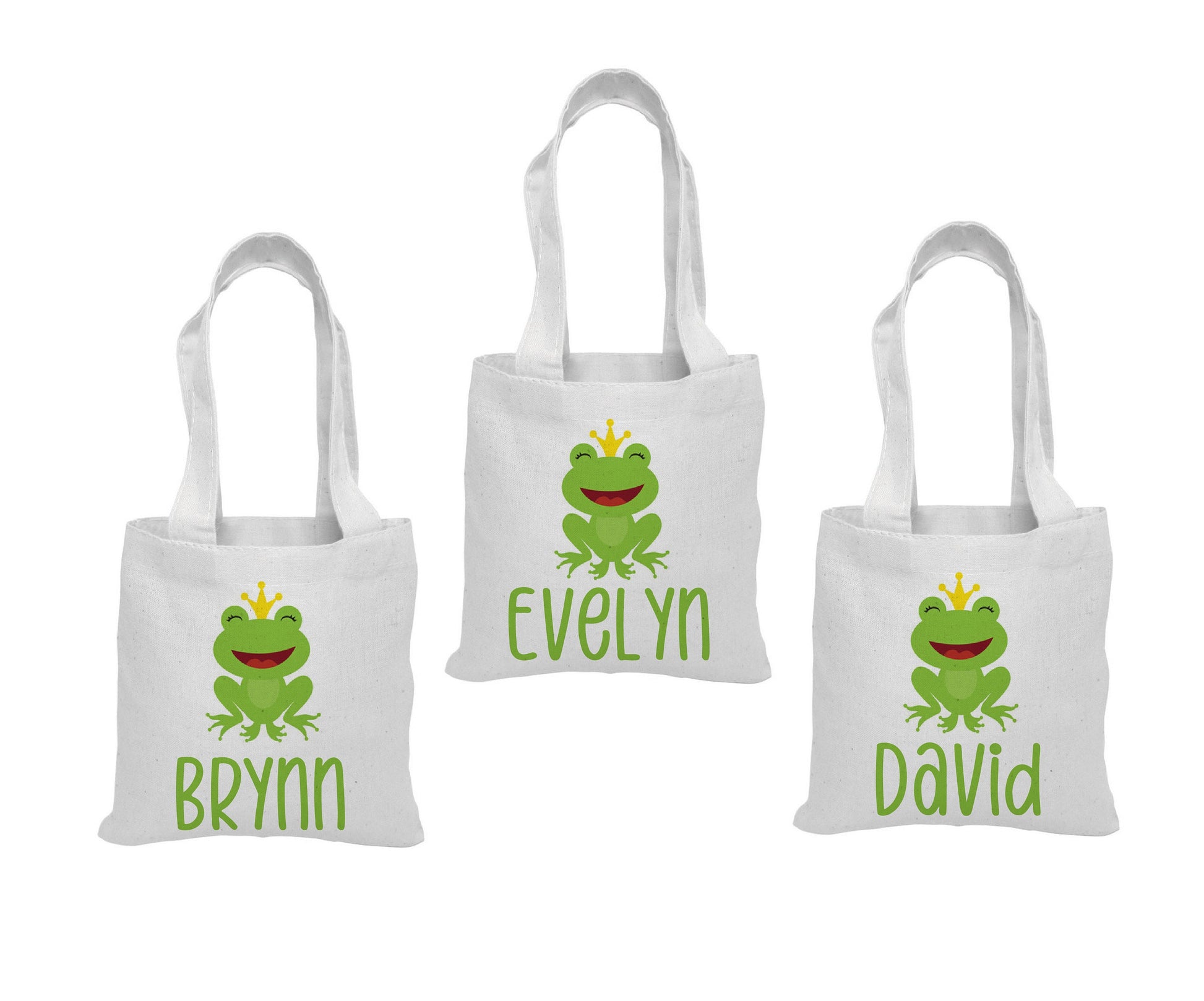 Frog Prince Party Favor Bags - Set of Three Bags