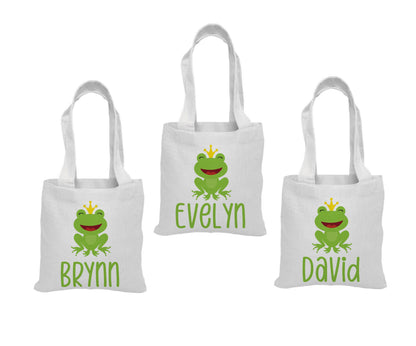Frog Prince Party Favor Bags - Set of Three Bags