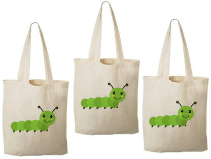 Caterpillar Party Favor Bags - Set of Three Bags
