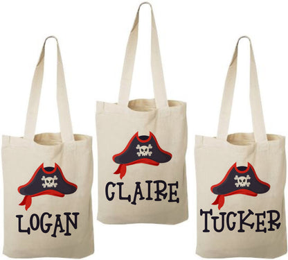 3 Pirate Party Favor Bags
