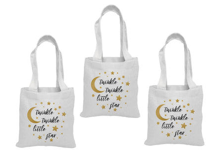 Twinkle Twinkle Little Star Cotton Treat Bags - Set of 3