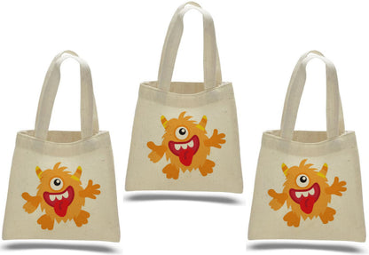 Monster Party Favor Bags - Set of Three Bags