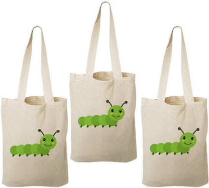Caterpillar Party Favor Bags - Set of Three Bags