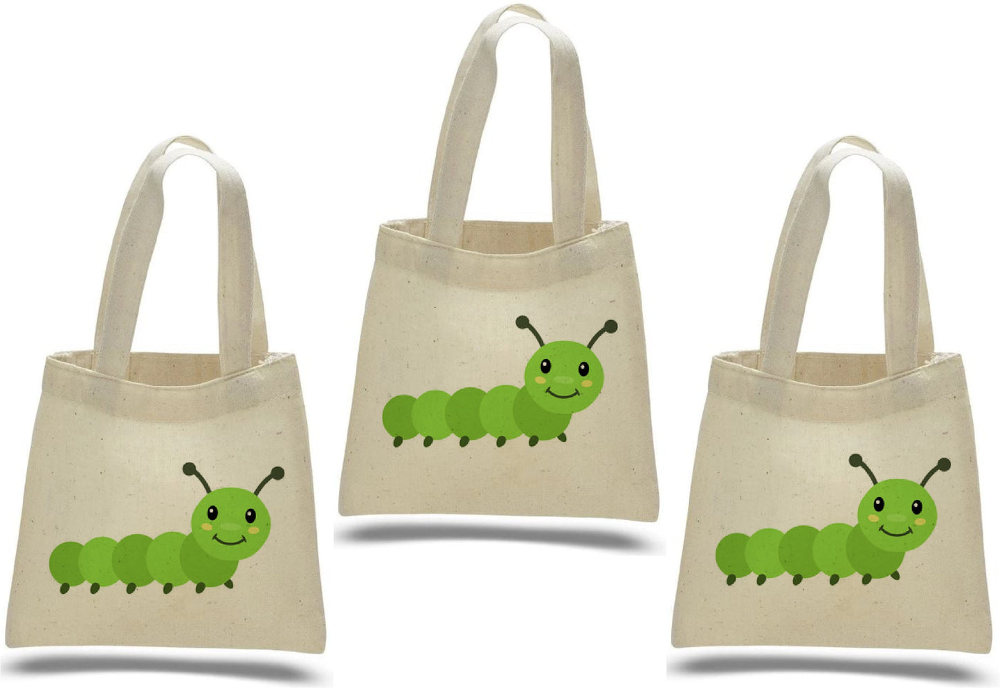 Caterpillar Party Favor Bags - Set of Three Bags