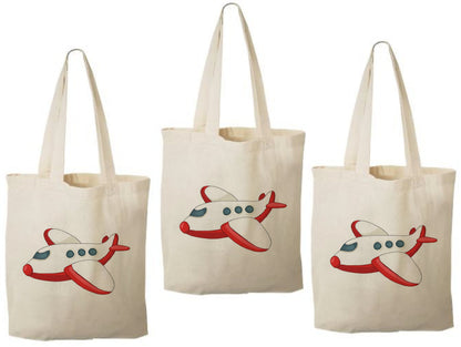3 Airplane Party Favor Bags