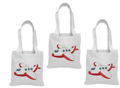 3 Airplane Party Favor Bags