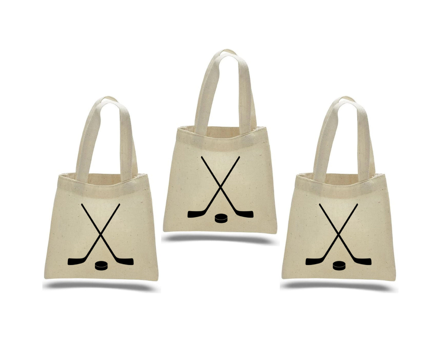 3 Hockey Party Favor Bags
