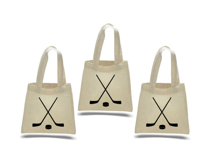 3 Hockey Party Favor Bags