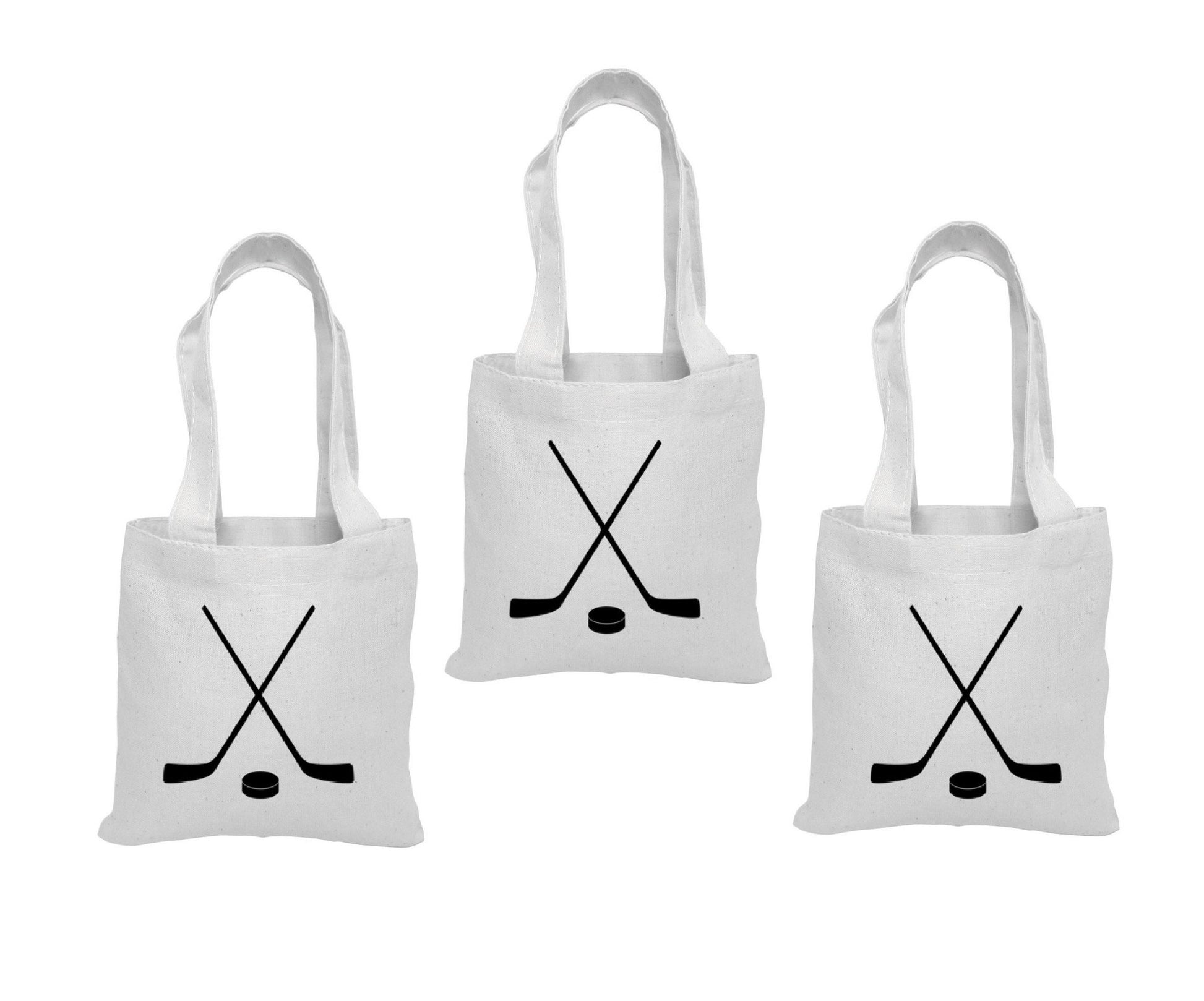 3 Hockey Party Favor Bags